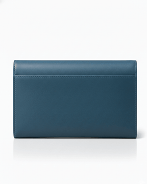 Aspen Navy Blue Plant-Based Leather Travel Wallet ( Available for Pre-order 9th May Delivery)