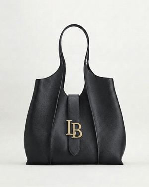 Mayfair Black Shoulder Plant Based Leather Bag  (Pre-Order For delivery 28th May 2026)