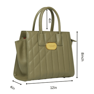 Mini Demi Tote Bag in Green