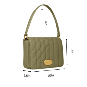 Iris Shoulder Bag in Green