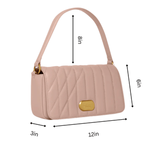 Aurora Crossbody Bag in Pink