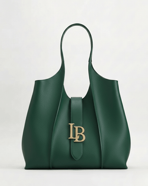 Mayfair Green Shoulder Plant Based Leather Bag  (Pre-Order For delivery 28th May 2026)