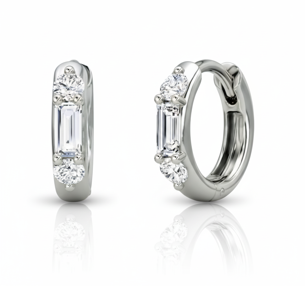 Eterna Baguette Hoops