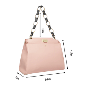 Elm Shoulder Bag in Nude