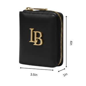 Regents Park Mini Black Plant-Based Leather Wallet ( Available for Pre-order 25th May)