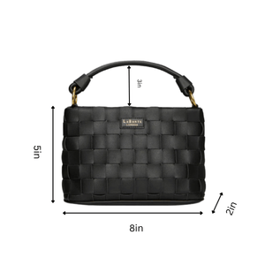 Bella Black Vegan Mini Crossbody Bag (Waiting List - Arrives 11th January 2026)