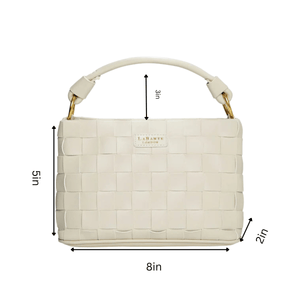 Bella White Vegan Mini Crossbody Bag (Waiting List - Arrives 31st January 2026)