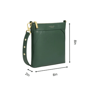Raven Green Vegan Crossbody Bag