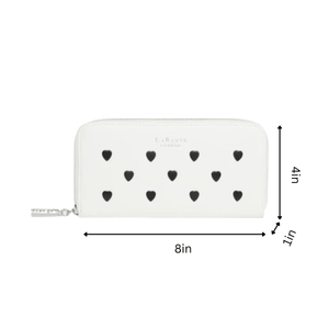 Robin White Vegan Wallet