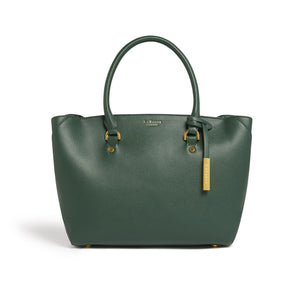 Sophie Forest Green Vegan Tote Bag