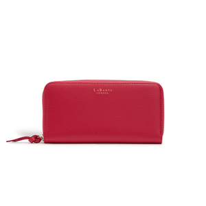 Serene Pink Zip Around Vegan Sustainable Wallet