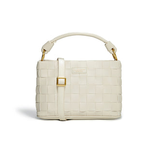 Bella White Vegan Mini Crossbody Bag (Waiting List - Arrives 11th January 2026)