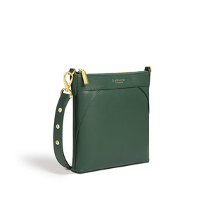 Raven Forest Green Vegan Cross Body Bag