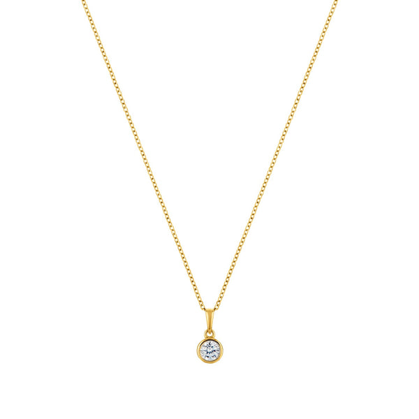 Circle of Life Gold plated sterling silver necklace