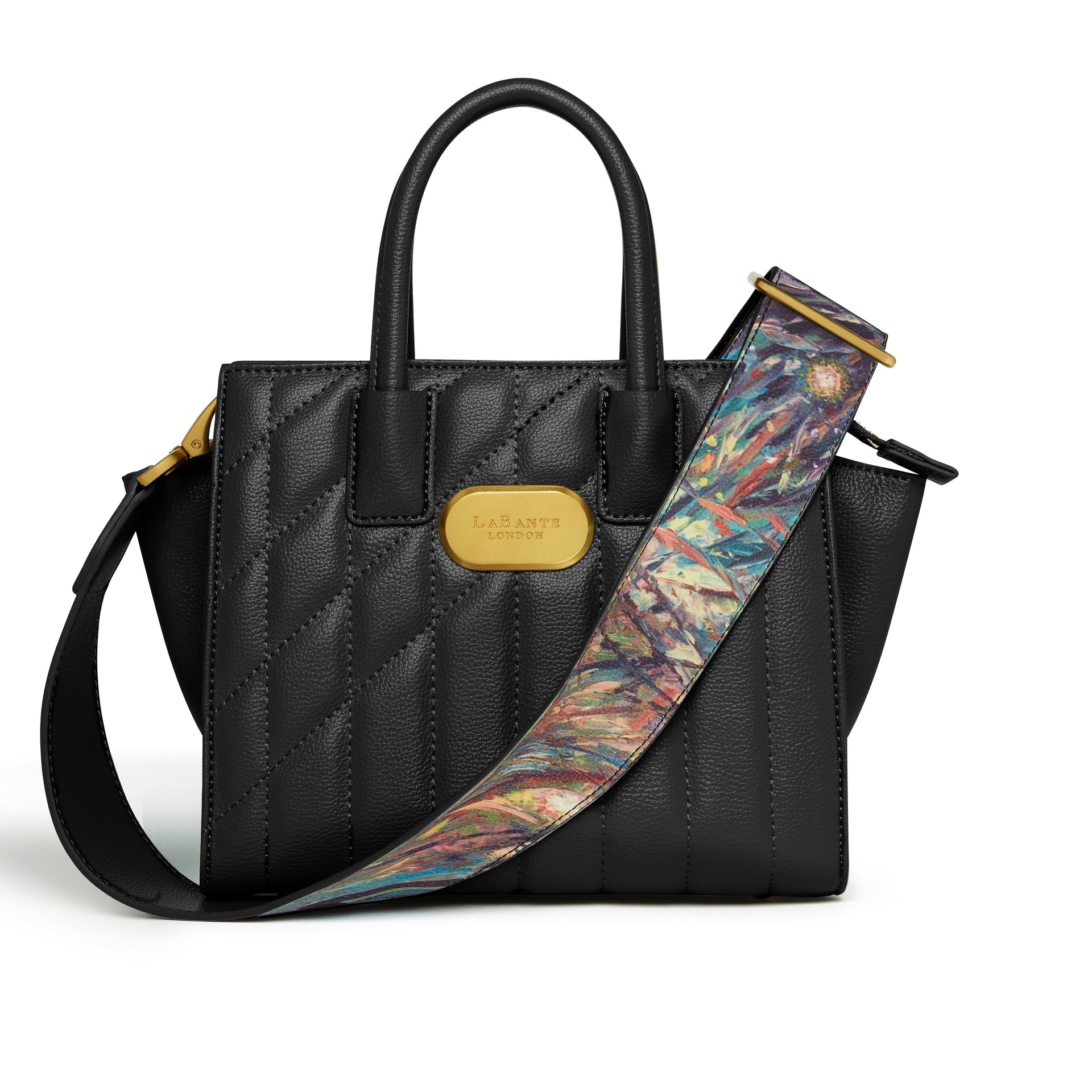 Mini Demi Black Tote & Crossbody Bag Vegan & Cruelty-FRee
