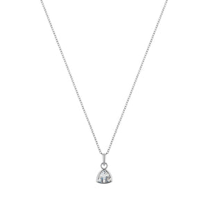 LaBante London Ethically & Sustainably Made Moissanite Infinity Sterling Silver Necklace