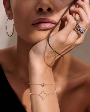 Sterling silver star bracelet