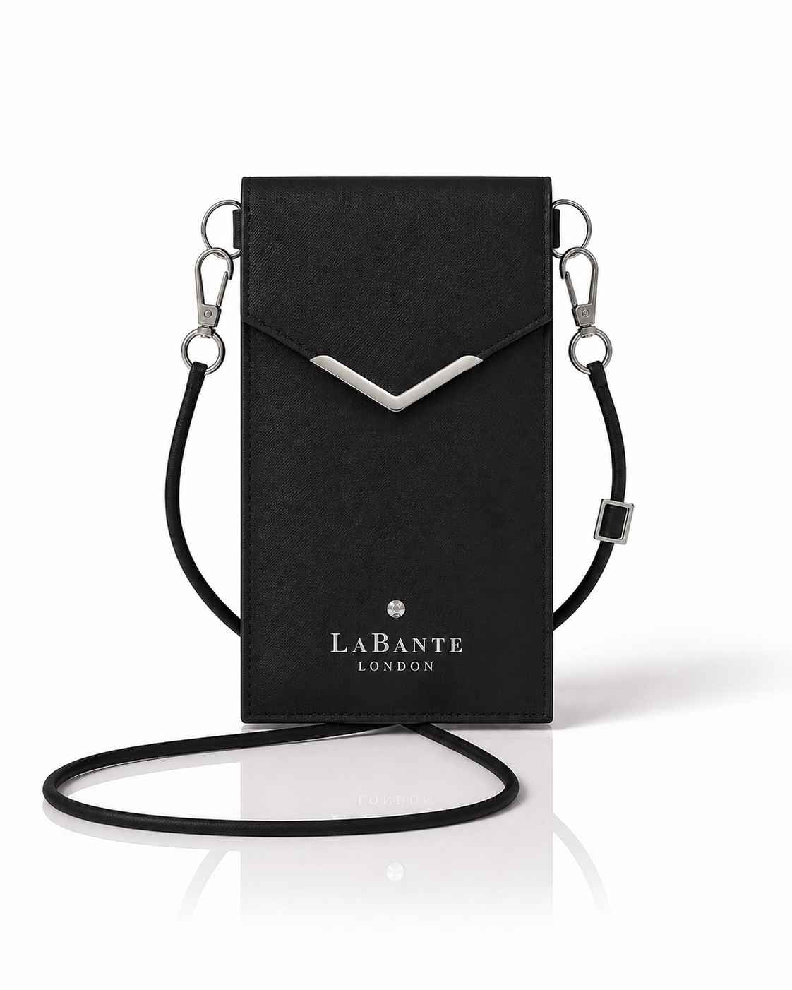 Cancun Black Plant Based Phone & Card Crossbody (Pre-Order For delivery Nov 28th 2026)