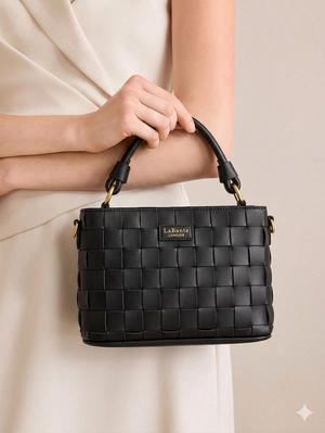 Bella Black Vegan Mini Crossbody Bag (Waiting List - Arrives 11th January 2026)