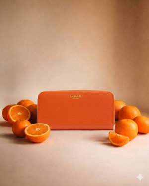 Serene Sunset Vegan Zip Around Wallet