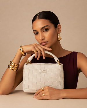 Bella White Vegan Mini Crossbody Bag (Waiting List - Arrives 31st January 2026)