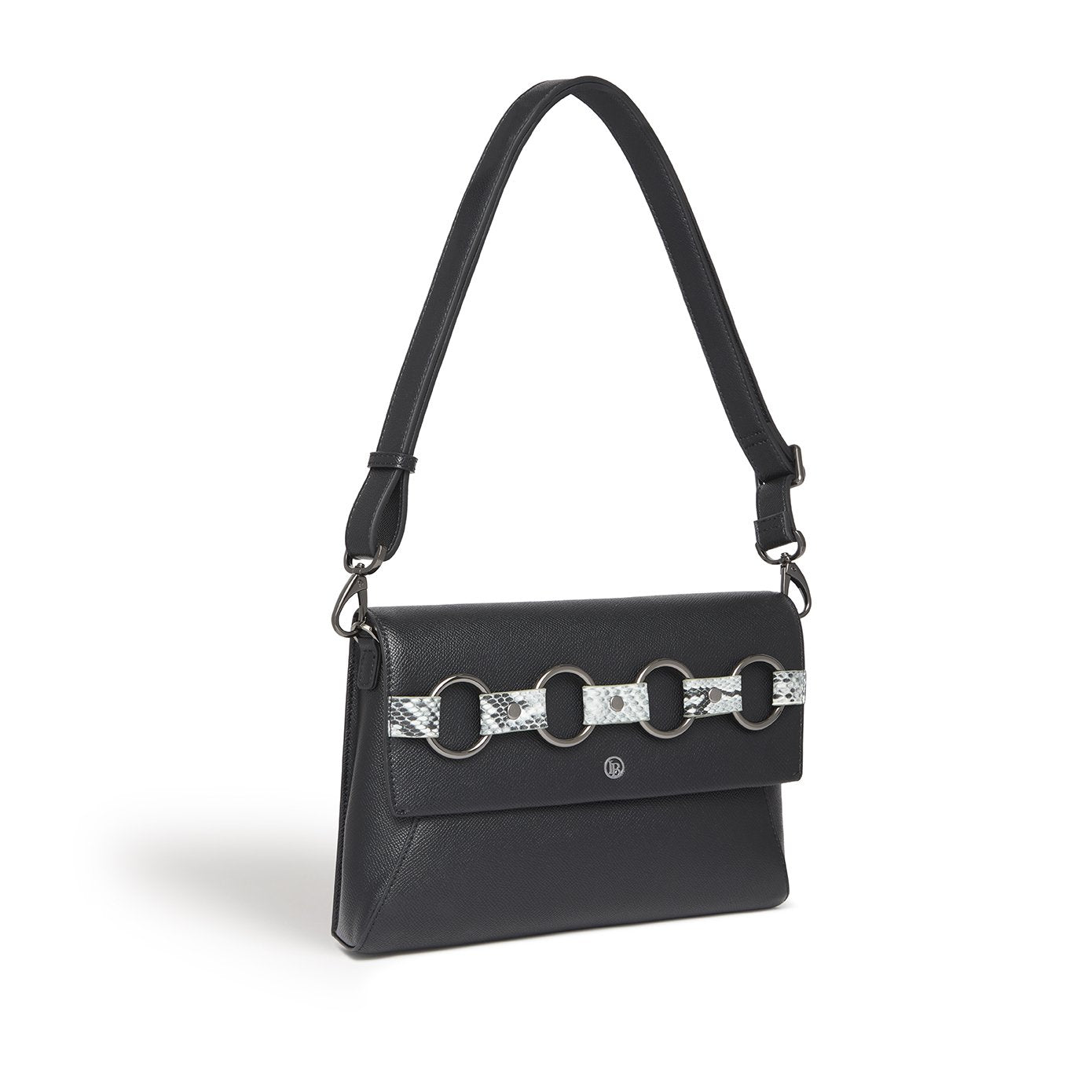 Alder Black Clutch & Cross-Body Bag