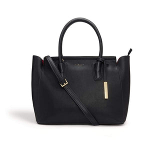 Grant Black Vegan Shoulder Bag