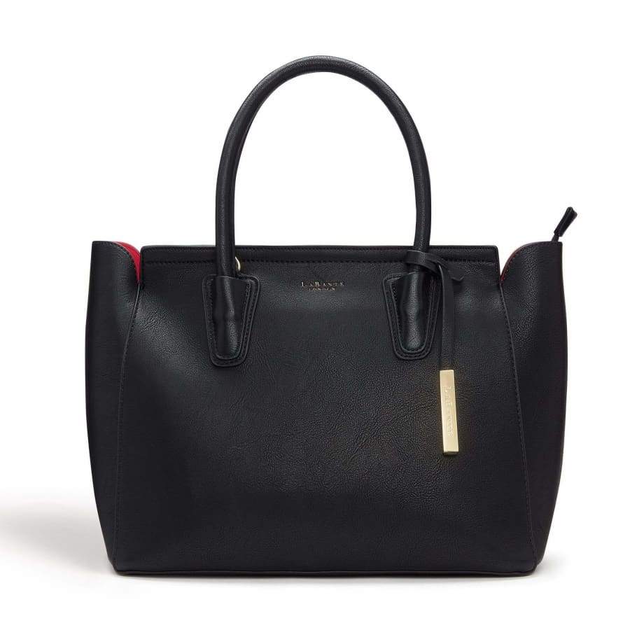Grant Black Vegan Shoulder Bag