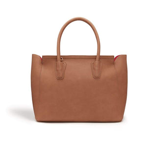 Grant Brown Vegan Shoulder Bag