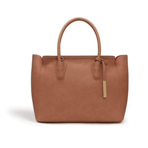 Grant Brown Vegan Shoulder Bag