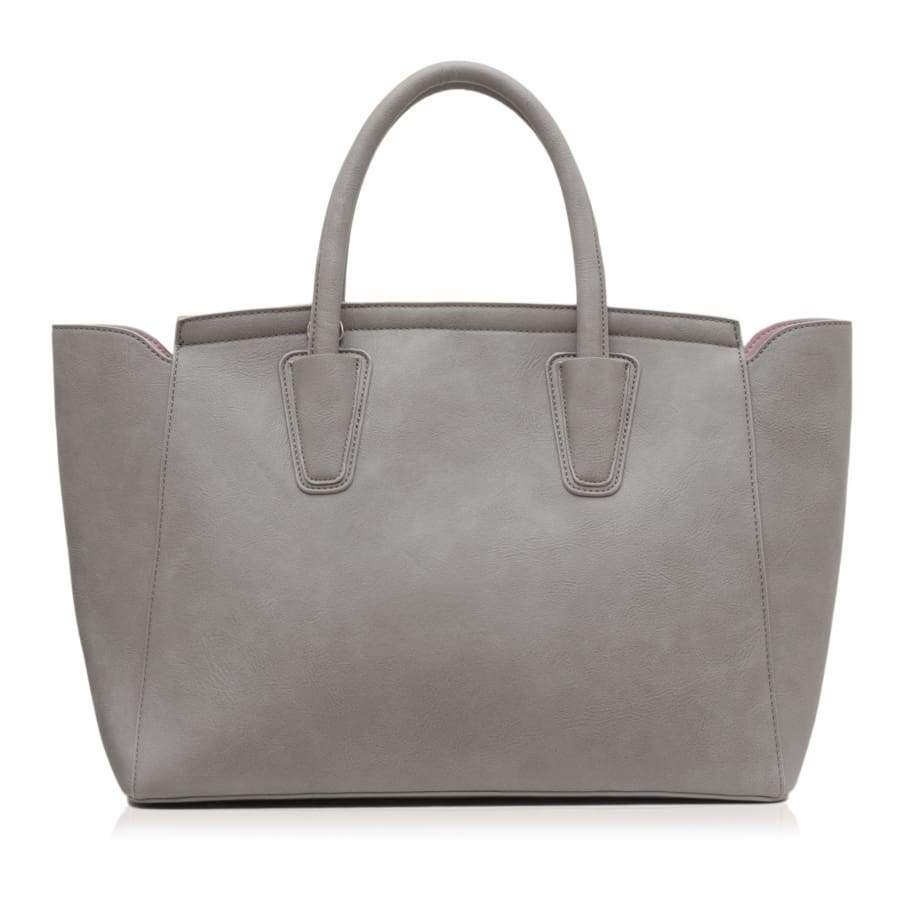 Grant Grey Vegan Shoulder Bag