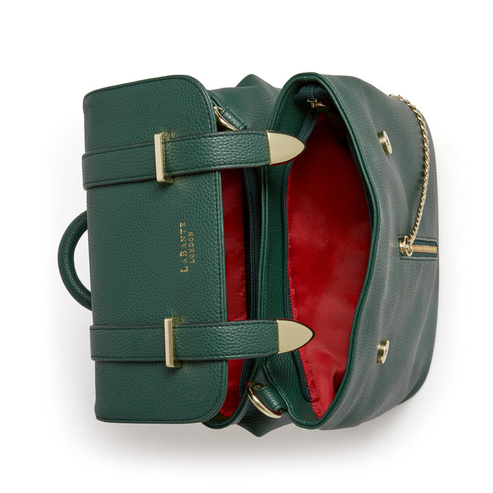boy london green leather backpack American Express