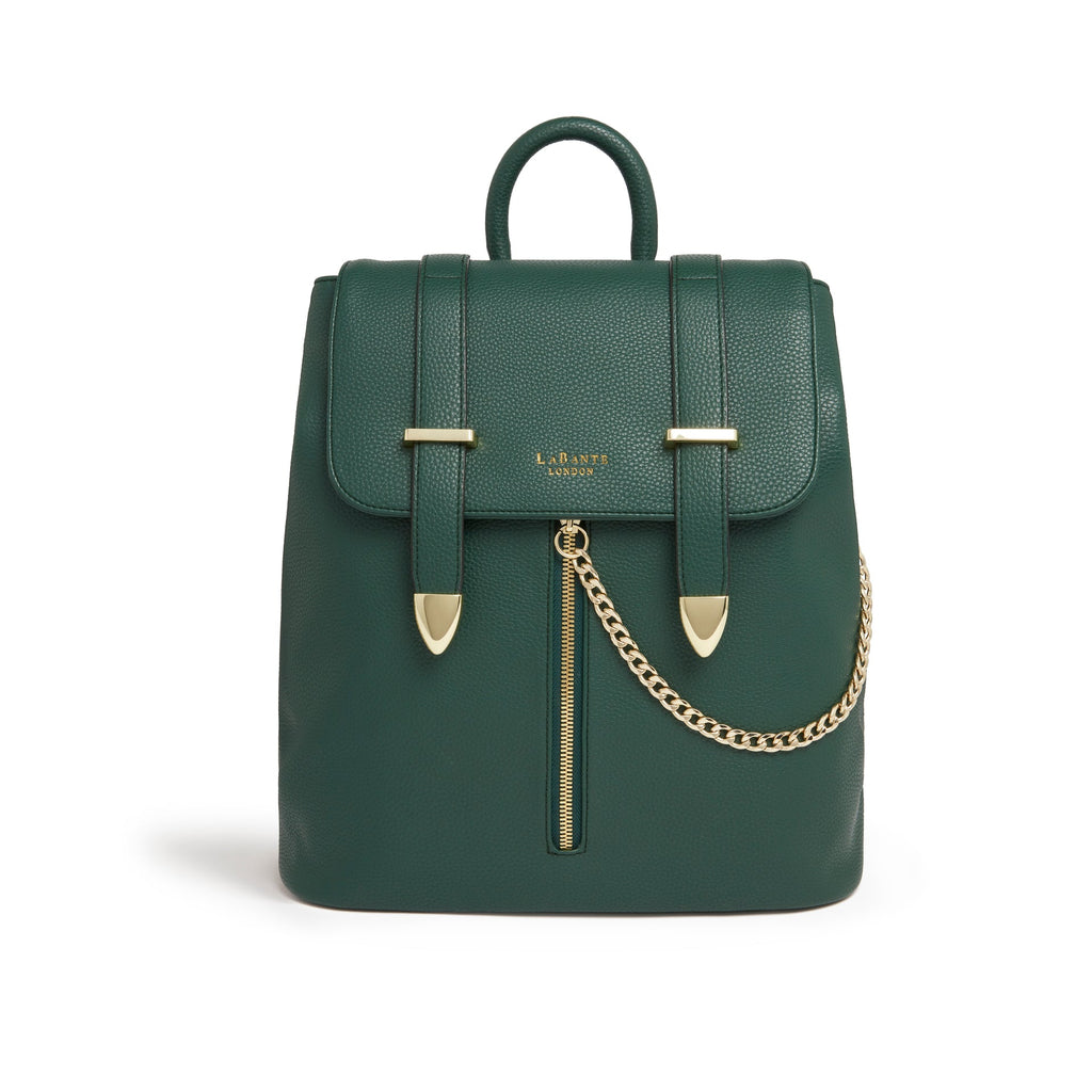 boy london green leather backpack Brian weekend trips STATE Bags | Kane Kids