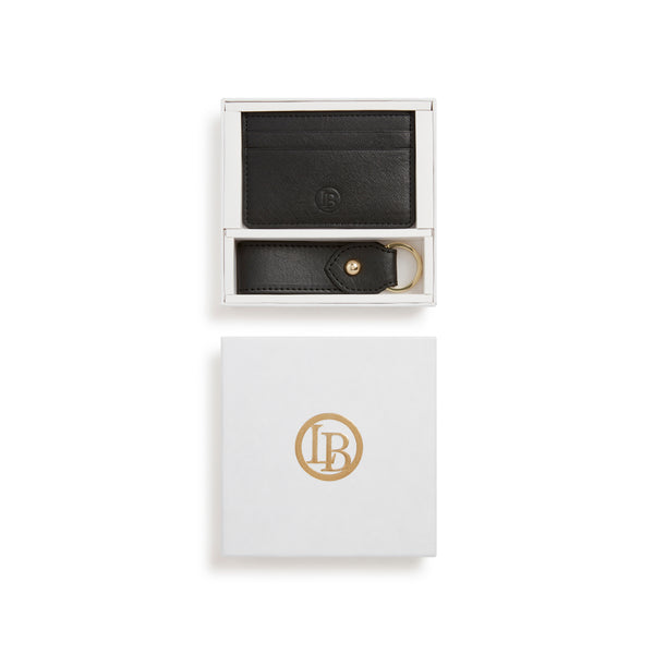 Juniper Black CC holder & Key chain Gift Box
