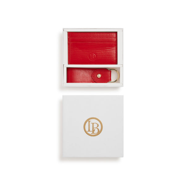 Juniper Red CC holder & Key chain Gift Box