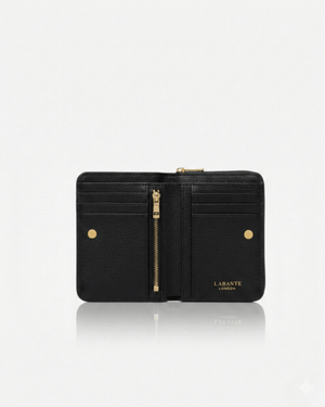 Regents Park Mini Black Plant-Based Leather Wallet ( Available for Pre-order 25th May)
