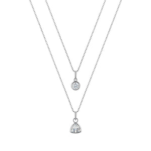 Sterling silver necklace sustainable jewellery with labante