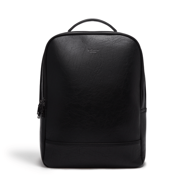 Black - Acacia Unisex Vegan Laptop Backpack