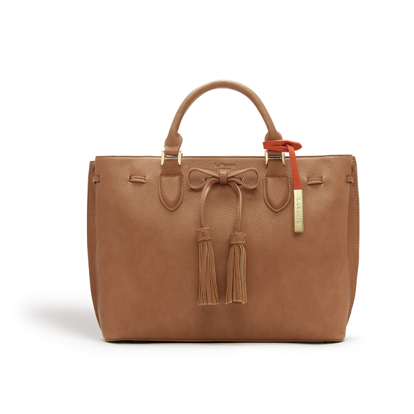 Brown - Audrey Non Leather Tote Bag