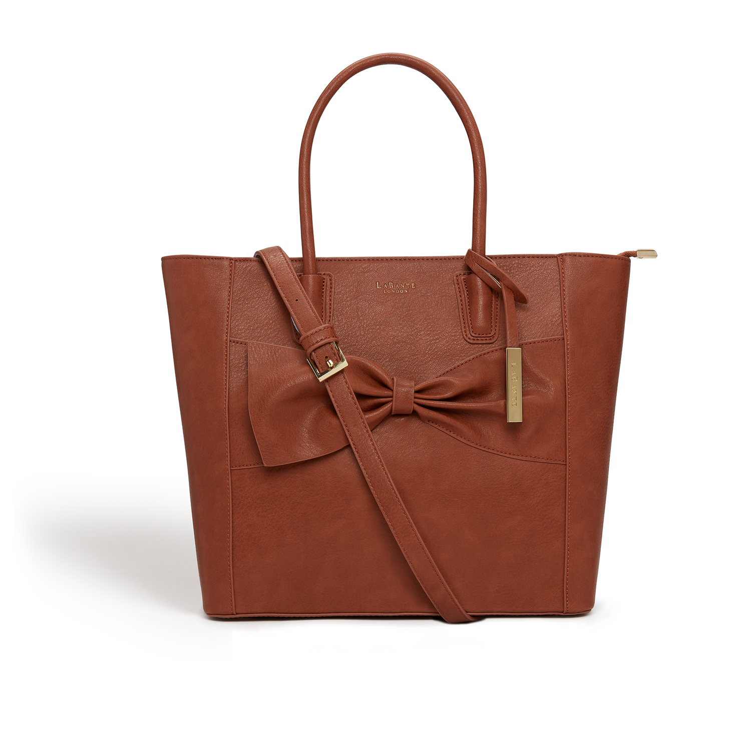  LAORENTOU Vegan Leather Small Tote Handbag for Women