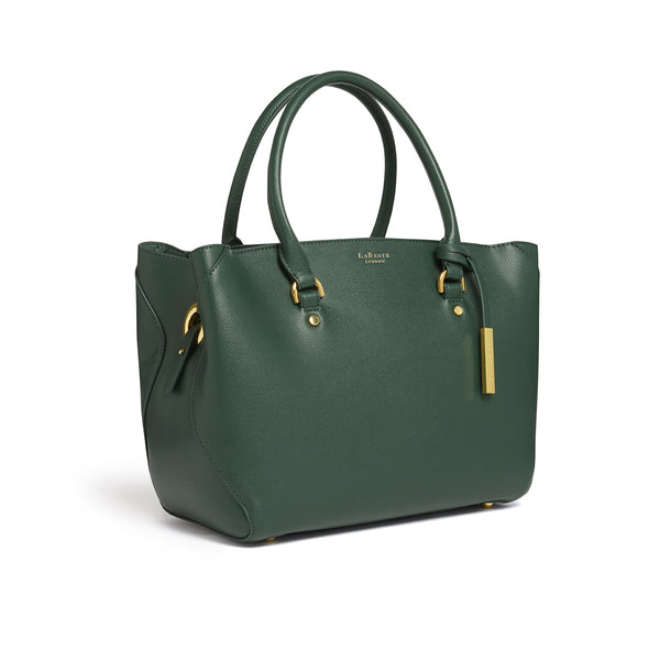 Green- Sophie Vegan Leather Tote Bag