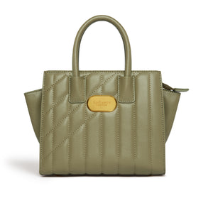 Army Green mini hand held tote bag -