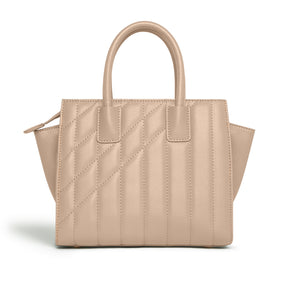 Mini Demi Tote Bag in Beige