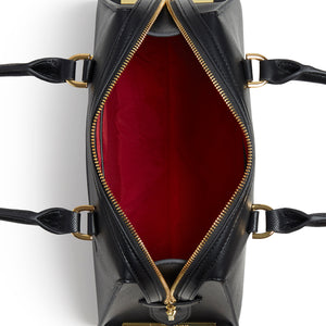 Magnolia Black Vegane kleine Bowlingtasche