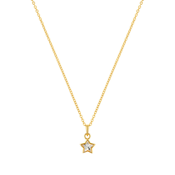 Divine Star Gold plated Sterling Silver Necklace