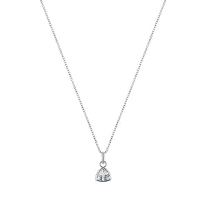 LaBante London Ethically & Sustainably Made Moissanite Infinity Sterling Silver Necklace