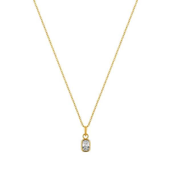Enigma Gold plated sterling silver Necklace