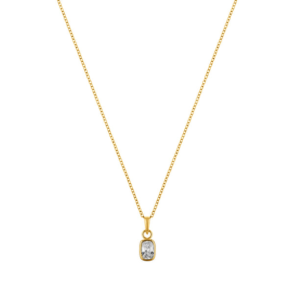 Enigma Gold plated sterling silver Necklace