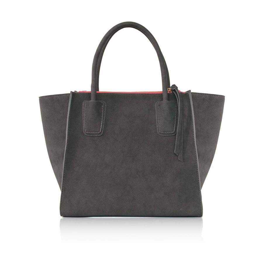 Demi Grey Vegan Shoulder Bag