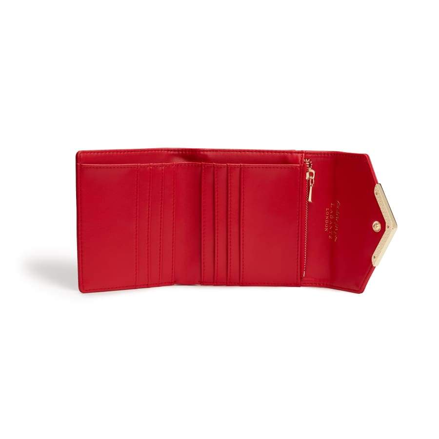 Diana Red Small Vegan Bifold Purse